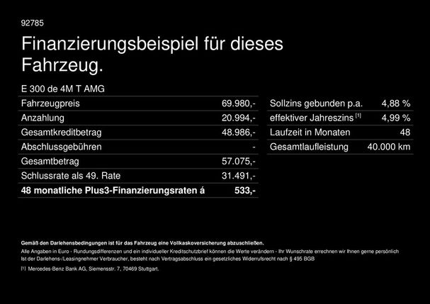 Mercedes-Benz E 300 de T 230 kW image number 5