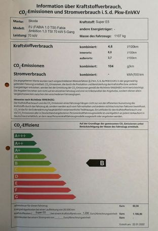 Skoda Fabia 1.0 TSI Ambition 70 kW image number 7