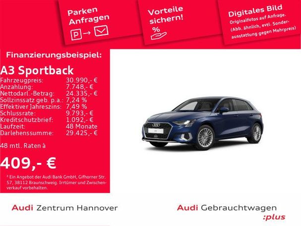 Audi A3 30 TFSI Sportback Advanced 81 kW image number 7