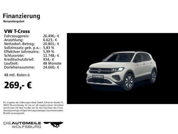 Volkswagen T-Cross TSI 70 kW image number 5