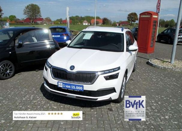 Skoda Kamiq 1.0 TSI Style DSG 81 kW image number 3