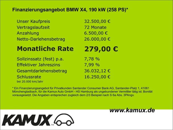 BMW X4 xDrive 190 kW image number 11