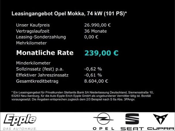 Opel Mokka Elegance 74 kW image number 4