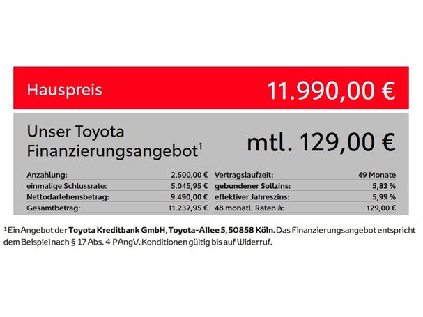 Toyota Yaris Club 74 kW image number 17