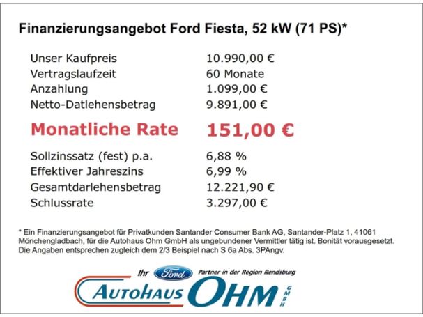 Ford Fiesta 1.1 TREND 52 kW image number 4