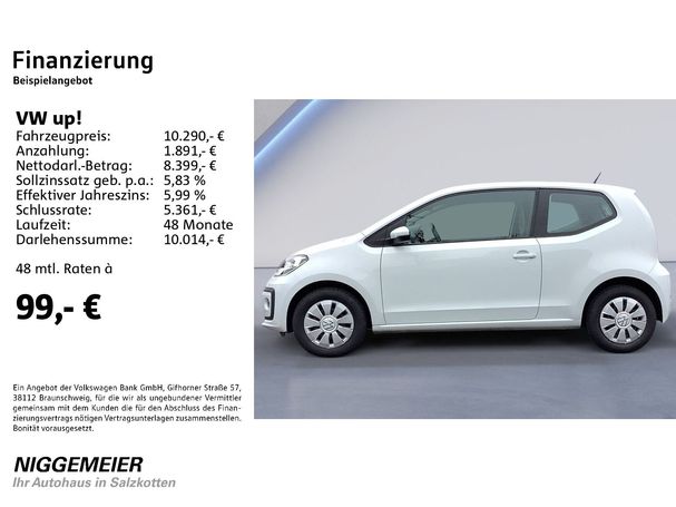 Volkswagen up! 1.0 48 kW image number 5