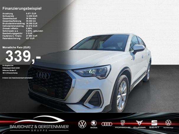 Audi Q3 35 TFSI S-line Sportback 110 kW image number 2