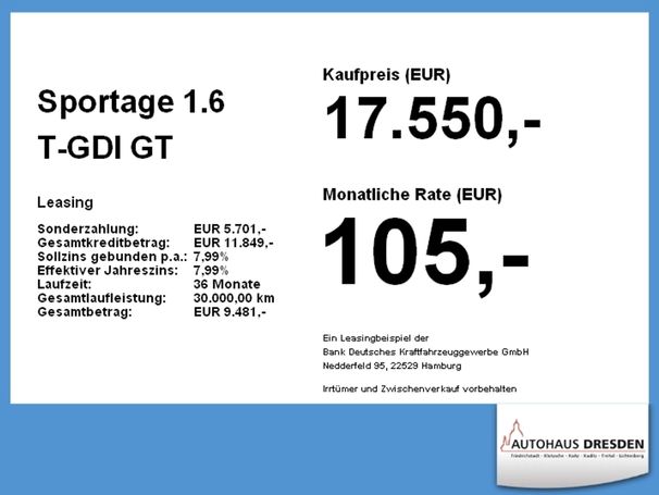 Kia Sportage 1.6 T-GDi GT LINE 130 kW image number 5