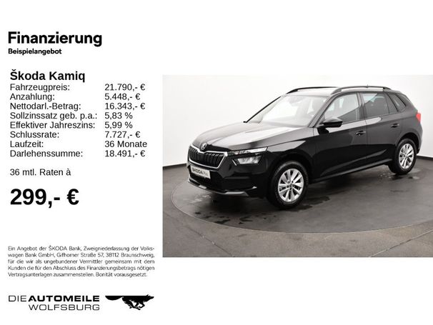 Skoda Kamiq 1.0 TSI DSG Ambition 81 kW image number 5