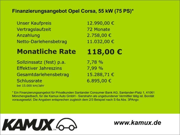 Opel Corsa 1.2 55 kW image number 12