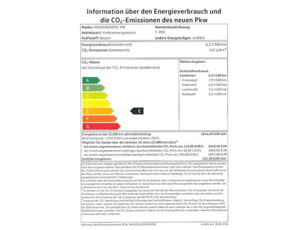 Volkswagen T-Roc 1.5 TSI 110 kW image number 28