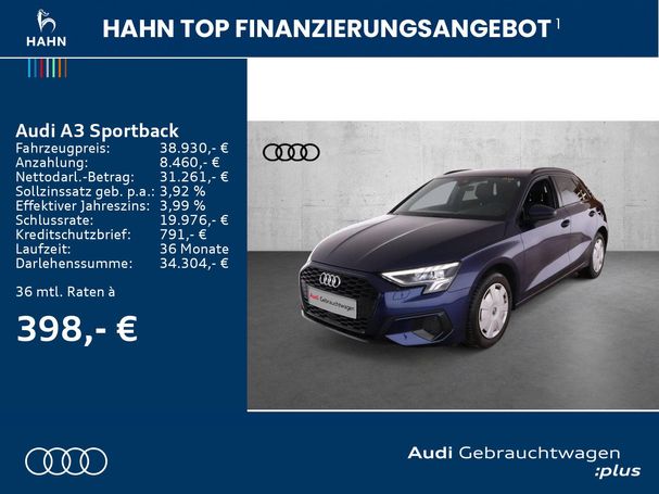 Audi A3 35 TDI Sportback Advanced 110 kW image number 4