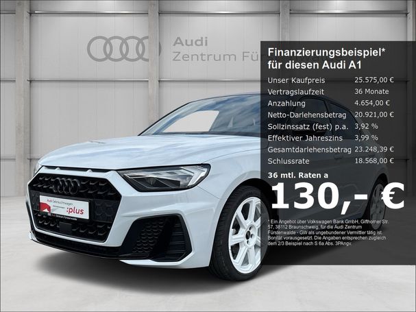 Audi A1 30 TFSI S-line Sportback 81 kW image number 1