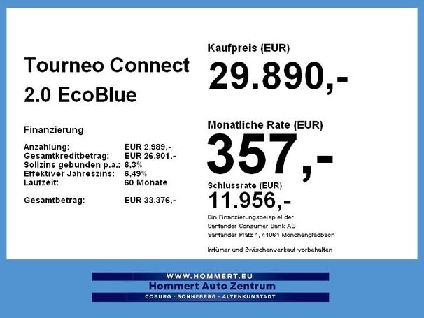 Ford Tourneo Connect 2.0 EcoBlue Titanium 75 kW image number 4