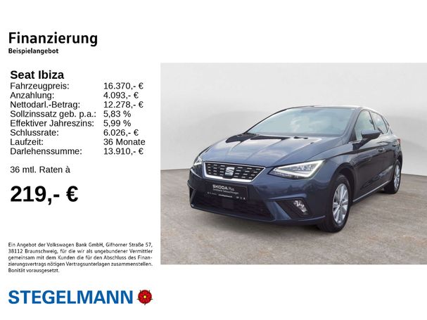 Seat Ibiza 1.0 TSI XCELLENCE 81 kW image number 5