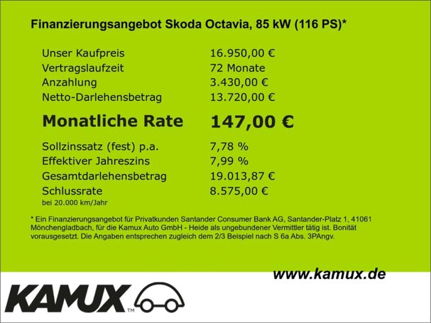 Skoda Octavia 2.0 TDI 85 kW image number 13