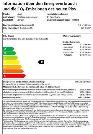 Audi A1 30 TFSI Sportback Advanced 85 kW image number 5