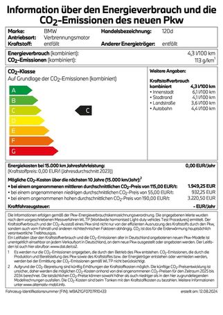 BMW 120d 120 kW image number 20