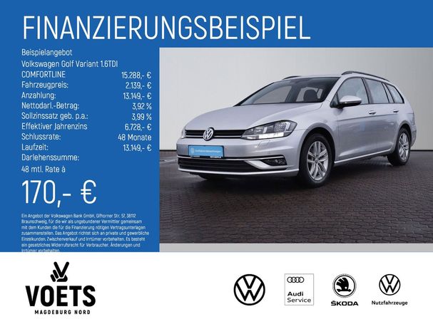 Volkswagen Golf Variant 1.6 TDI Comfortline 85 kW image number 5