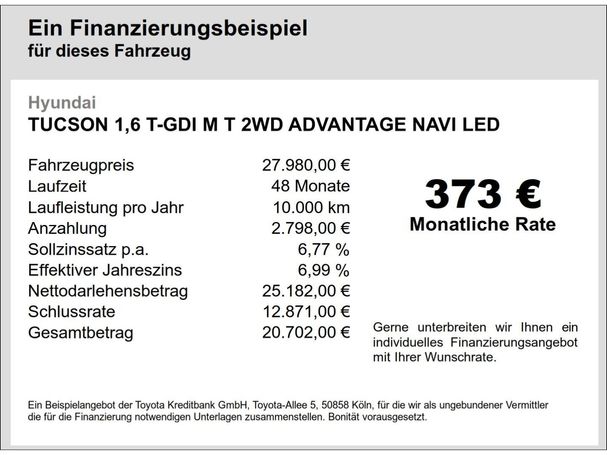 Hyundai Tucson 1.6 T-GDI Advantage 110 kW image number 5