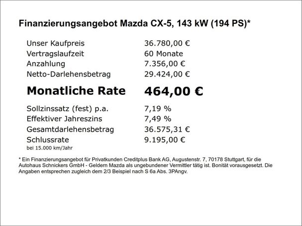 Mazda CX-5 143 kW image number 6