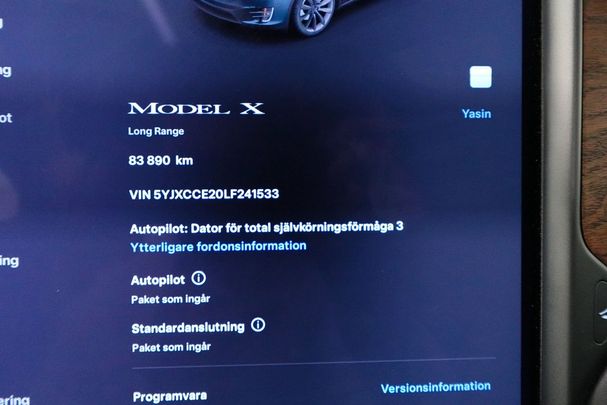 Tesla Model X Long Range AWD 311 kW image number 12