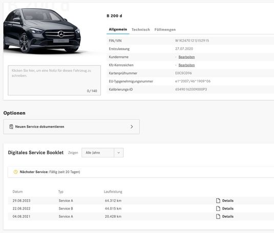 Mercedes-Benz B 200 d Progressive 110 kW image number 10