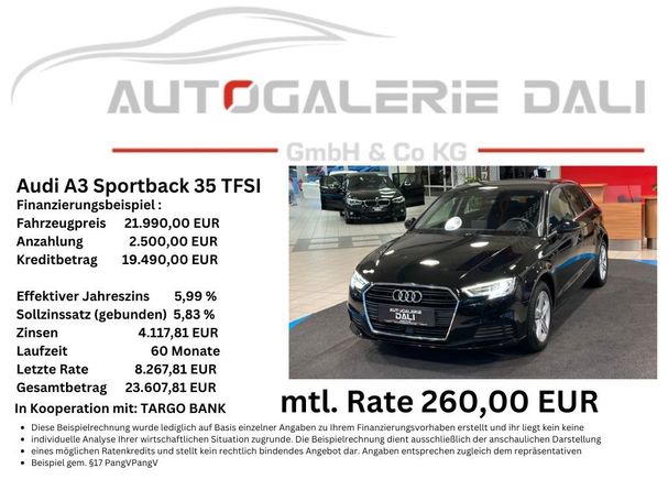 Audi A3 35 TFSI Sportback 110 kW image number 6