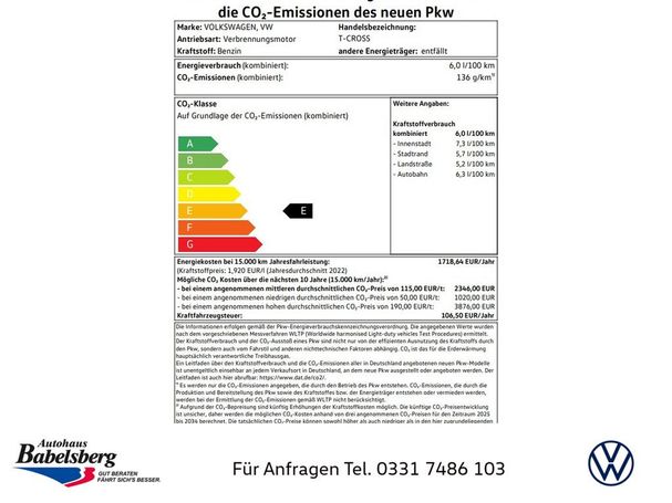 Volkswagen T-Cross 1.0 TSI Style 85 kW image number 4