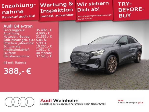 Audi Q4 35 e-tron Sportback 125 kW image number 4