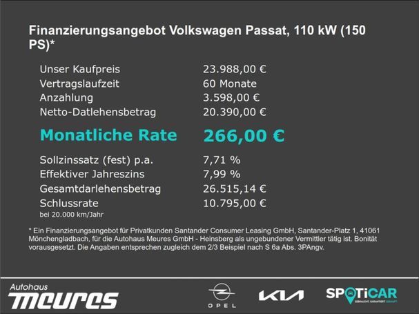 Volkswagen Passat DSG 110 kW image number 5