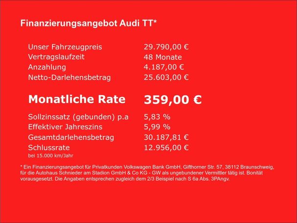 Audi TT TFSI 145 kW image number 5