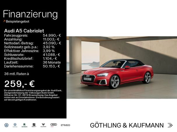 Audi A5 40 TDI S-line Cabrio 150 kW image number 6