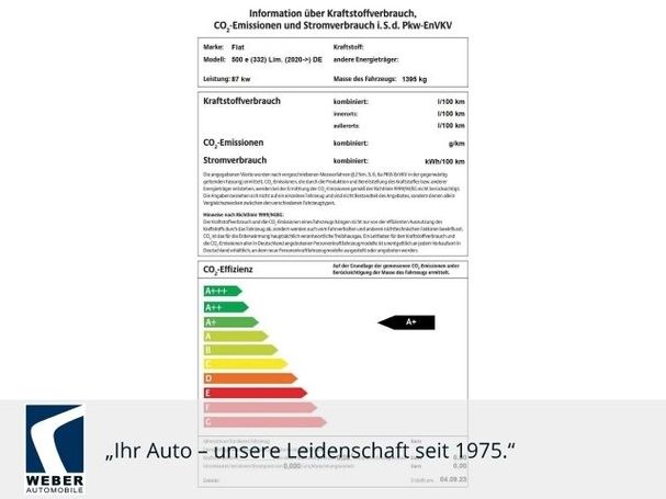 Fiat 500 e Icon 87 kW image number 16