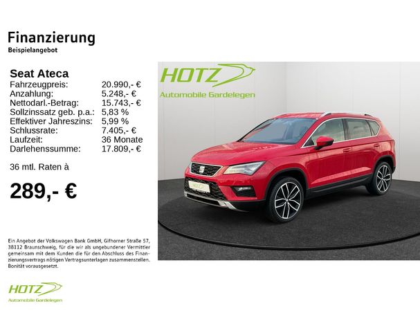 Seat Ateca 2.0 TSI 4Drive DSG XCELLENCE 140 kW image number 5