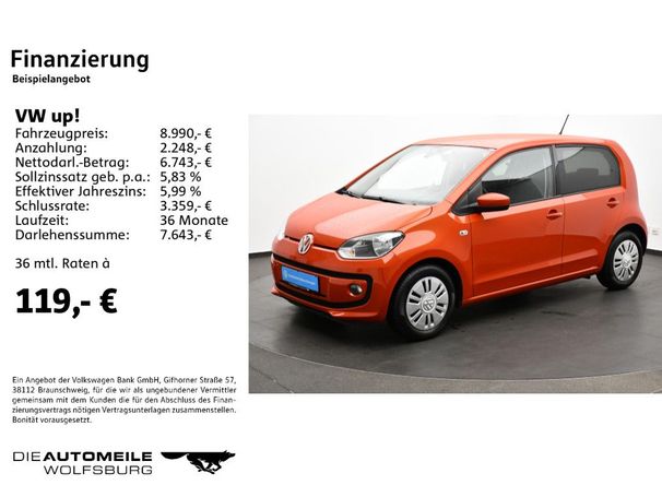 Volkswagen up! 55 kW image number 4