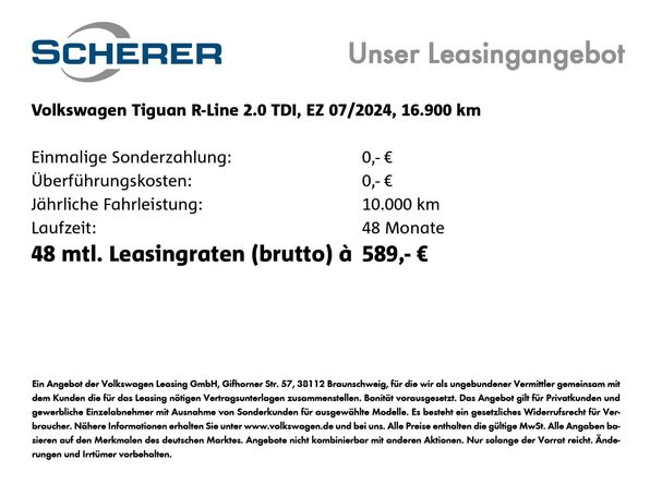 Volkswagen Tiguan 2.0 TDI R-Line 4Motion DSG 142 kW image number 6