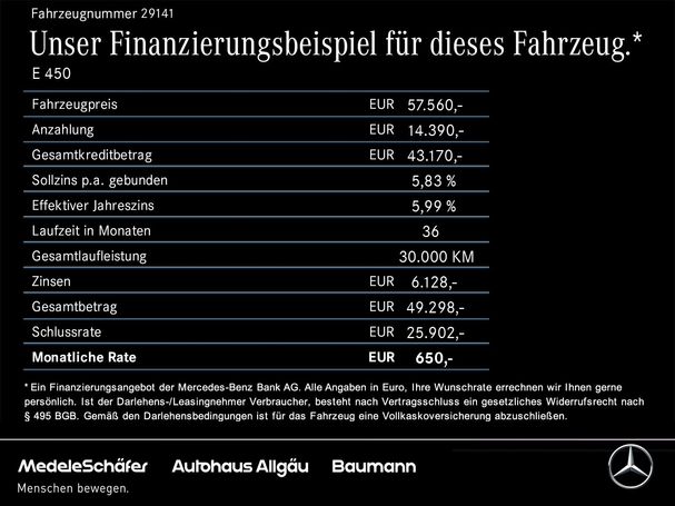 Mercedes-Benz E 450 T 270 kW image number 24