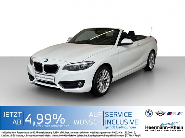 BMW 220i Cabrio Advantage 135 kW image number 1