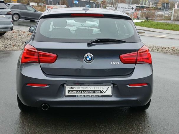 BMW 118i Advantage 100 kW image number 6