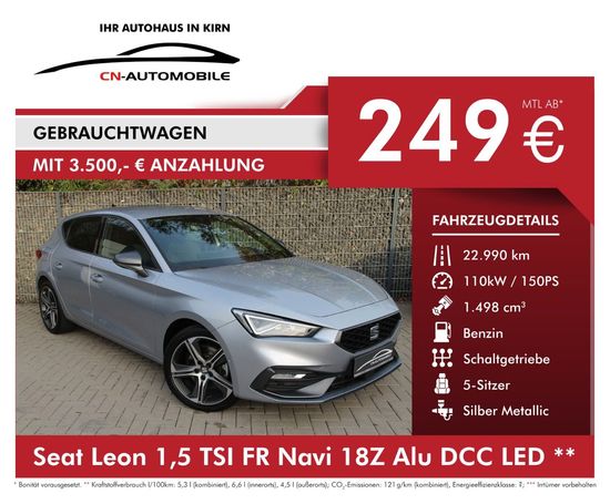 Seat Leon 1.5 TSI FR 110 kW image number 6