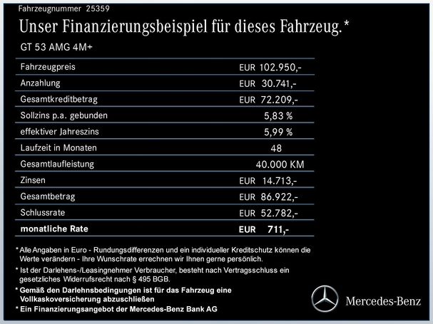 Mercedes-Benz AMG GT 53 320 kW image number 10