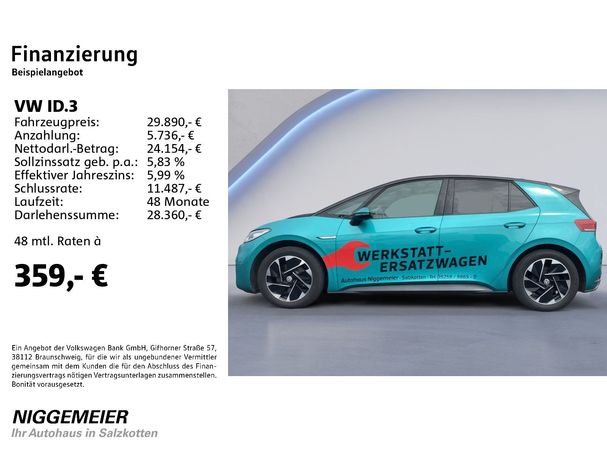 Volkswagen ID.3 Pro Performance 150 kW image number 5