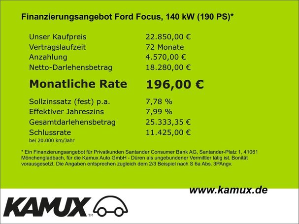 Ford Focus ST 2.0 140 kW image number 1