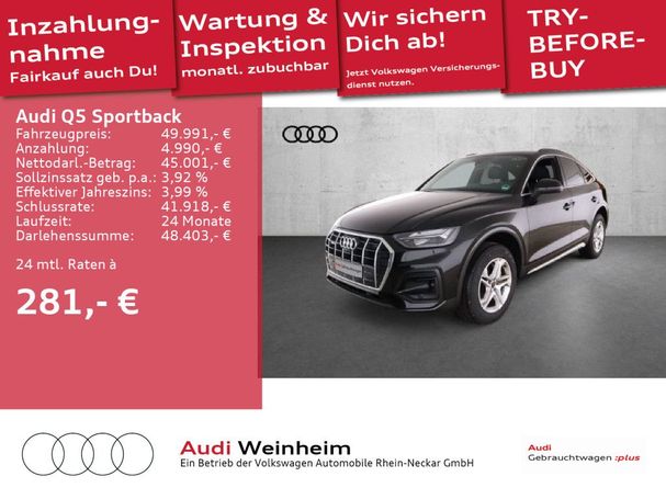 Audi Q5 40 TDI quattro Sportback Advanced 150 kW image number 3