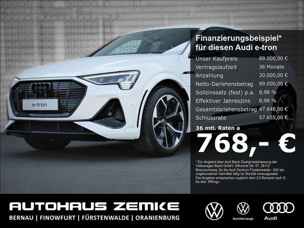 Audi e-tron quattro Sportback 370 kW image number 1