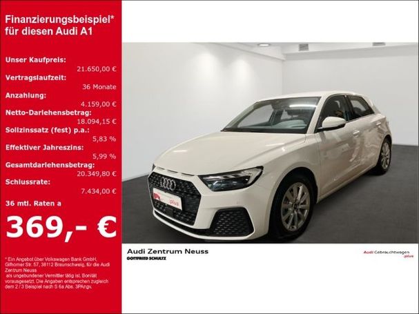 Audi A1 25 TFSI S tronic Sportback 70 kW image number 2