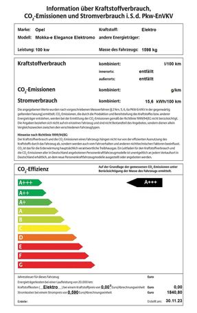 Opel Mokka Elegance 100 kW image number 17