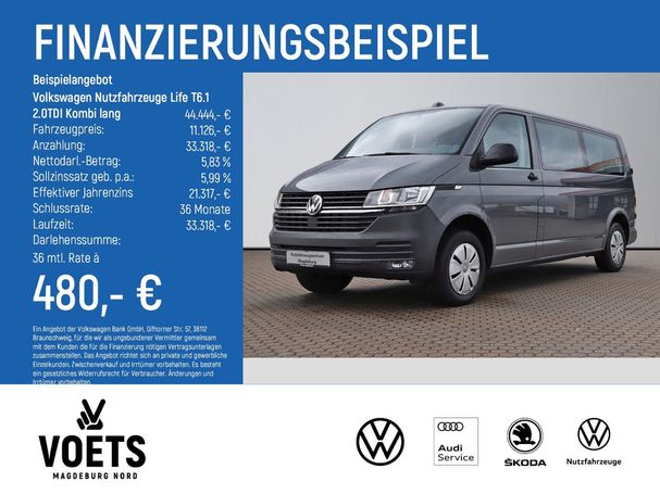 Volkswagen T6 Kombi 2.0 TDI 110 kW image number 6