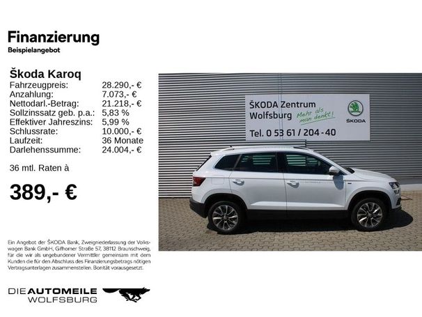 Skoda Karoq 1.5 TSI DSG 110 kW image number 5